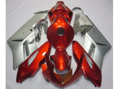 04-05 Argent Rouge CBR1000RR Carénage Moto