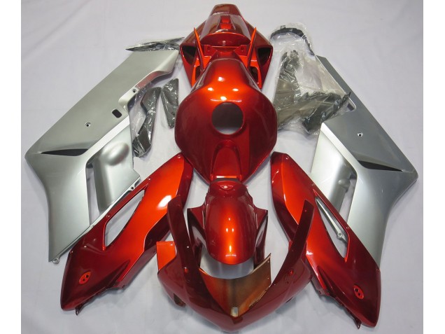 04-05 Argent Rouge CBR1000RR Carénage Moto