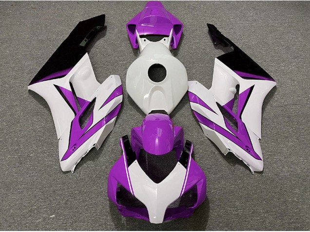 04-05 Blanc Violet & Noir Brillant CBR1000RR Carénage Moto