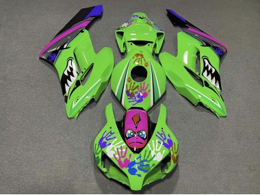 04-05 Requin Vert & Violet CBR1000RR Carénage Moto