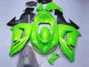 06-07 Vert Citron ZX10R Carénage Moto