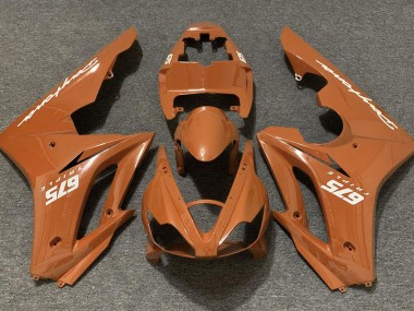 06-08 Orange Brillant Daytona 675 Carénage Moto