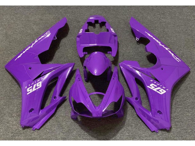 06-08 Violet Brillant Daytona 675 Carénage Moto