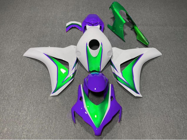 08-11 Le Joker Vert & Violet Gloss CBR1000RR Carénage Moto