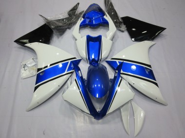 09-11 OEM Style Bleu Blanc R1 Carénage Moto