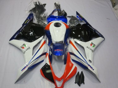 09-12 Orange & Bleu CBR600RR Carénage Moto