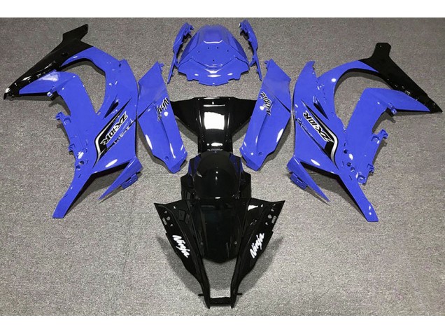 11-15 Bleu Brillant & Logos ZX10R Carénage Moto