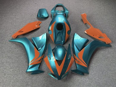 12-16 Cyan Brillant & Orange CBR1000RR Carénage Moto