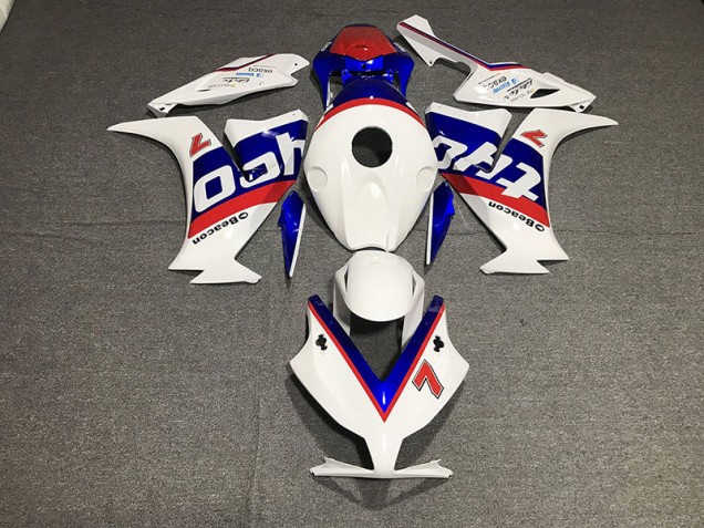 12-16 Design De Course Blanc CBR1000RR Carénage Moto