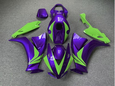 12-16 Violet Brillant & Vert CBR1000RR Carénage Moto