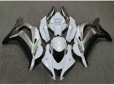 16-19 Blanc Nacré & Argent ZX10R Carénage Moto