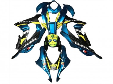 16-19 Requin Bleu Clair ZX10R Carénage Moto