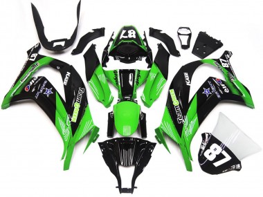 16-19 Vert & Noir ZX10R Carénage Moto