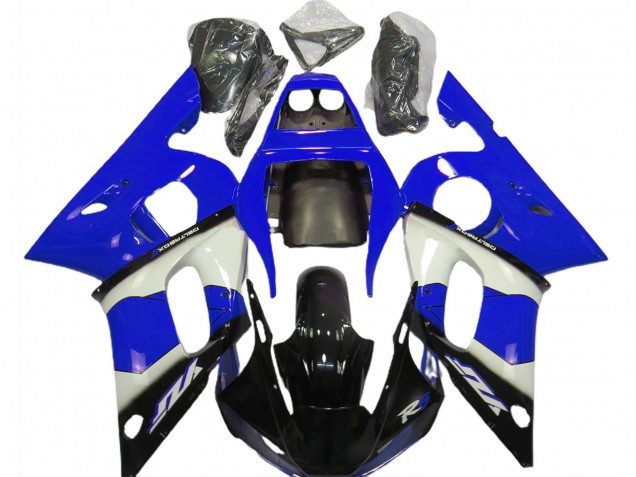 98-02 Bleu Blanc & Noir R6 Carénage Moto